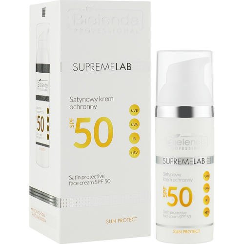 Bielenda Professional Supremelab Satin Protective Face Cream SPF 50 - Крем сатиновый для лица, 50 мл. — изображение 2