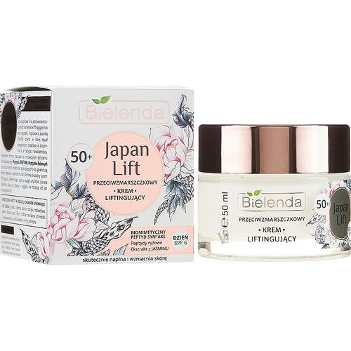 Bielenda Japan Lift SPF6 - Подтягивающий крем против морщин 50+, дневной, 50 мл.