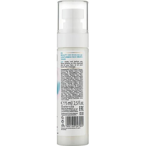 Bielenda Beauty CEO Drink Me Up - Крем-тоник для лица, увлажняющий, 75 мл. — изображение 2