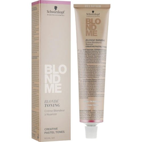 Schwarzkopf Professional BlondMe Pastel Tones Blonde Toning - Тонирующий бондинг-крем для волос, 60 мл.