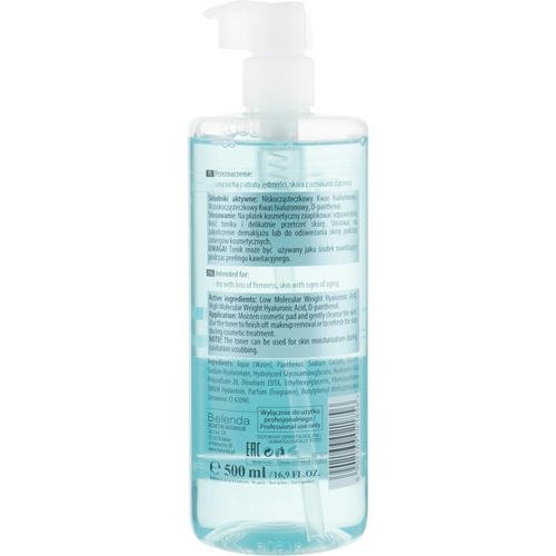 Bielenda Professional Hydra-Hyal Injection Hyaluronic Face Toner - Гиалуроновый тоник для лица, 500 мл. — изображение 2