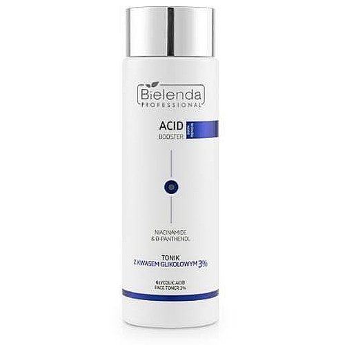 Bielenda Professional Acid Booster Tonic - Тоник для лица с гликолевой кислотой 3%, 200 мл.
