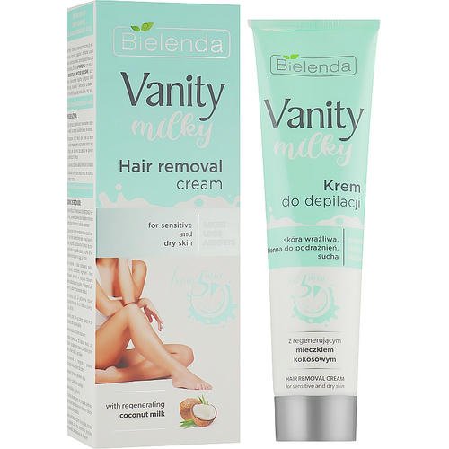 Bielenda Vanity Milky Depilation Cream - Крем для депиляции с кокосовым молоком, 100 мл. — изображение 2