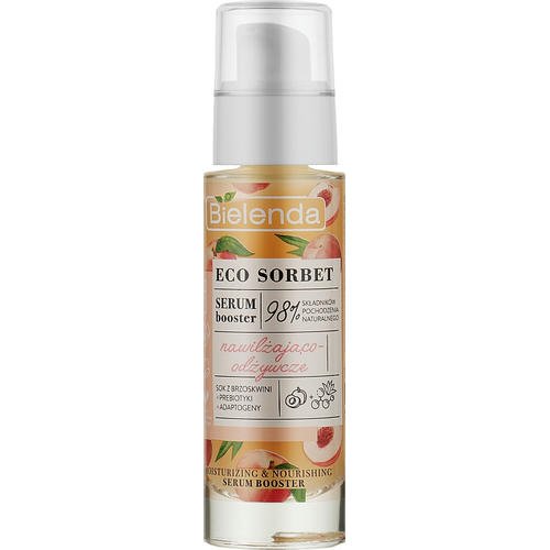 Bielenda Eco Sorbet Moisturizing & Nourishing Serum Booster - Увлажняющая и питательная сыворотка для лица, 30 мл.