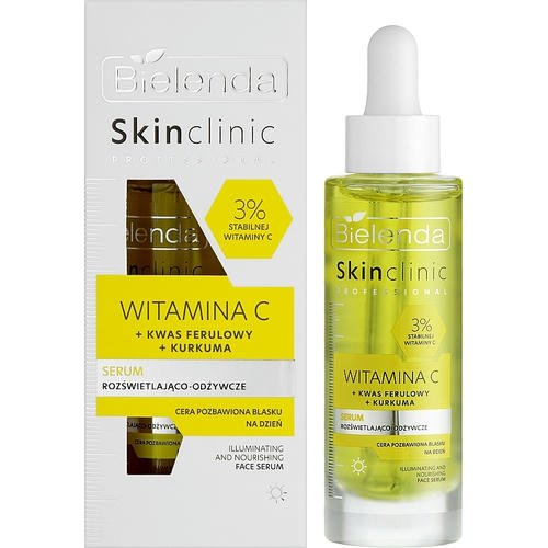 Bielenda Skin Clinic Professional - Осветляющая и питательная сыворотка для лица, с витамином С, 30 мл. — изображение 2