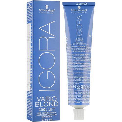 Schwarzkopf Professional Igora Vario Blond Cool Lift - Осветляющий крем для волос, 60 мл.