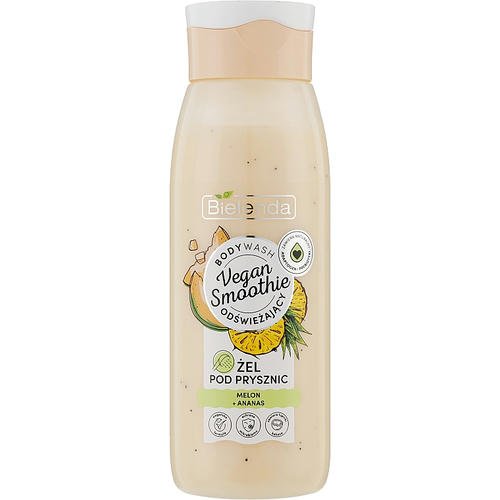 Bielenda Vegan Smoothie Shower Gel - Освежающий гель для душа "Дыня + ананас", 400 г.