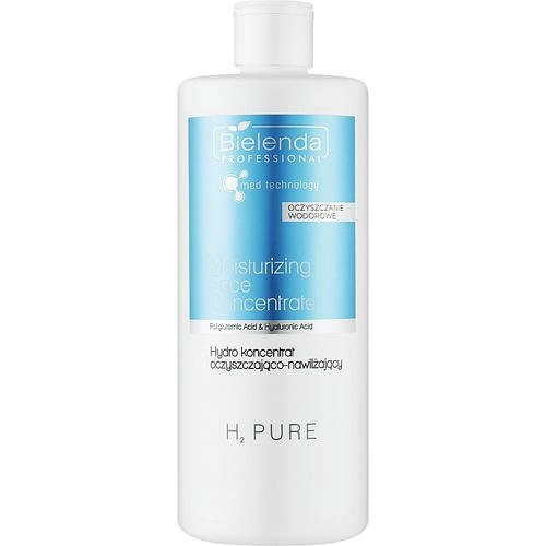 Bielenda Professional H2 Pure Moisturizing Face Concenrate - Гидроочищающий и увлажняющий концентрат для лица, 480 мл.