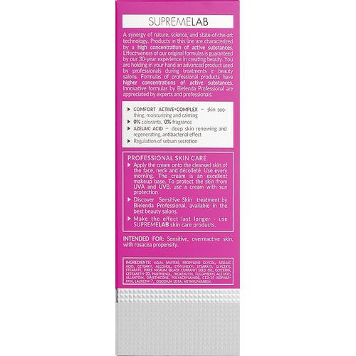 Bielenda Professional SupremeLab Sensitive Skin 5 % - Восстанавливающий крем для лица с 5 % азелаиновой кислотой, 50 мл. — изображение 3