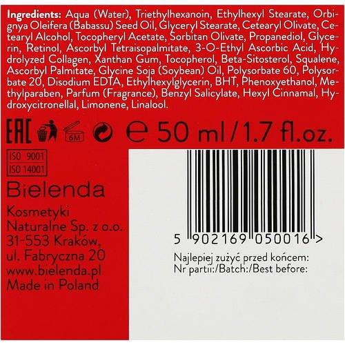 Bielenda Super Trio Retinol + Vit C + Kolagen - Восстанавливающий крем для лица против морщин 60+, 50 мл. — изображение 3