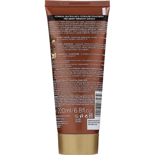 Bielenda Magic Bronze 2in1 Moisturizing Bronze Cream For Dark Skin - Бронзирующий увлажняющий крем для тела, 200 мл. — изображение 4
