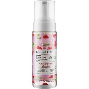 Bielenda Eco Sorbet Moisturizing&Soothing Face Wash Foam - Пенка для лица с экстрактом малины, 150 мл.