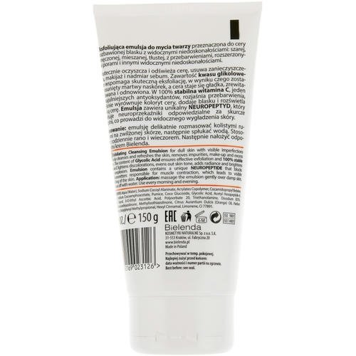 Очищающая эмульсия для лица - Bielenda Neuro Glicol + Vit.C, 150 г. — изображение 2