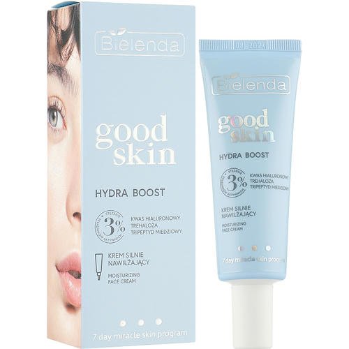 Bielenda Good Skin Hydra Boost Moisturizing Face Cream - Увлажняющий крем с гиалуроновой кислотой, 50 мл. — изображение 2