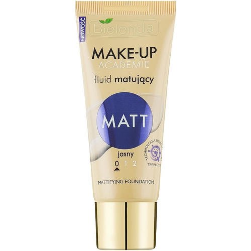Матирующий тональный крем - Bielenda Make-Up Academie Mattifing Foundation, 30 г.