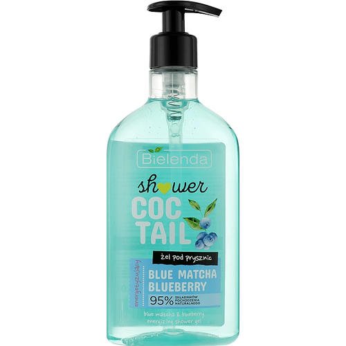 Bielenda Coctail Shower Blue Matcha Blueberry - Гель для душа "Черника", 400 мл.