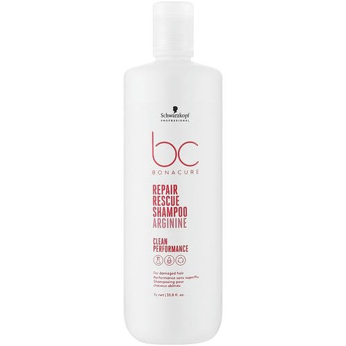 Schwarzkopf Professional Bonacure Repair Rescue Shampoo Arginine Clean Performance - Шампунь для поврежденных волос, 250 мл. — изображение 3