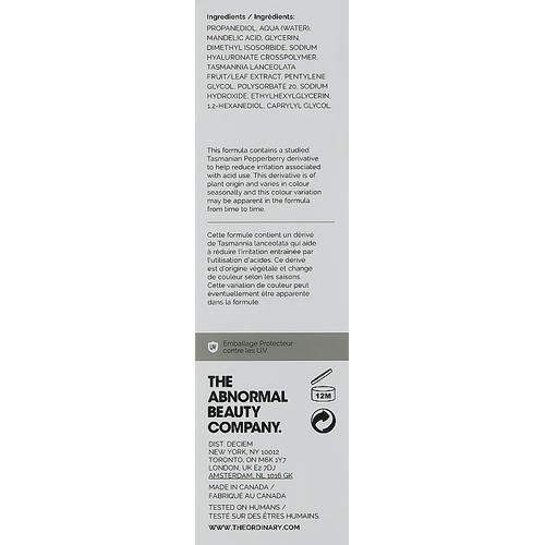 The Ordinary Mandelic Acid 10% + HA - Пилинг с миндальной кислотой, 30 мл. — изображение 3