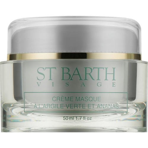 Ligne St Barth Cream Mask With Green Clay Pineapple - Маска для лица "Зеленая глина и ананас", 50 мл.