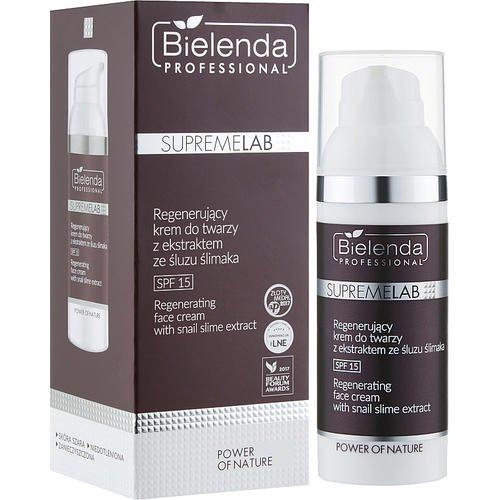 Bielenda Professional SupremeLab Power of Nature - Восстанавливающий крем для лица с муцином улитки SPF15, 50 мл. — изображение 2