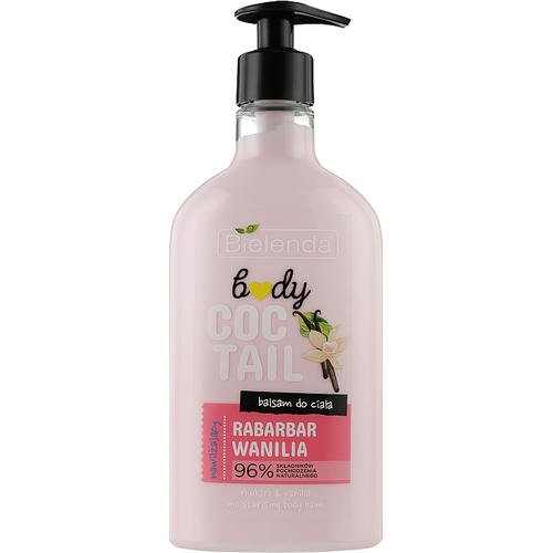 Bielenda Coctail Body Balsam Rabarbar Wanilia - Бальзам для тела "Ревень и Ваниль", 400 мл.