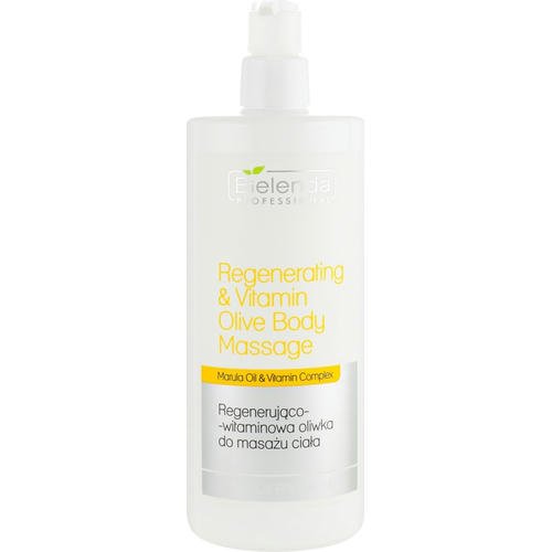 Bielenda Professional Regenerating & Vitamin Olive Body Massage - Масло для массажа, 500 мл.