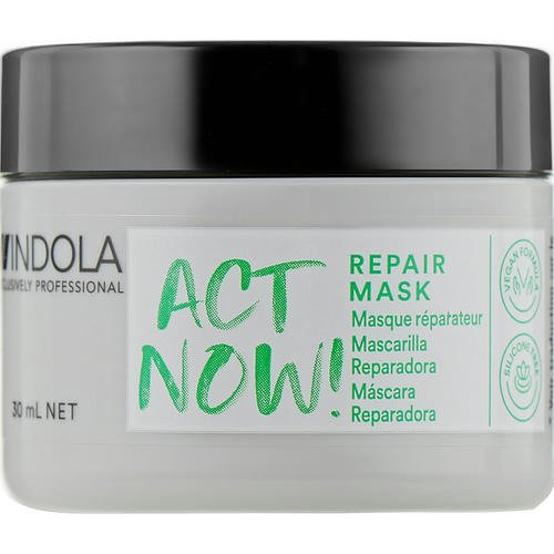 Indola Act Now! Repair Mask - Маска восстанавливающая для поврежденных волос, 650 мл.
