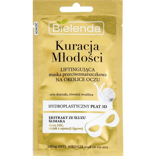 Bielenda Kuracja Mlodosci Eye Mask - Маска лифтинг вокруг глаз, 1шт