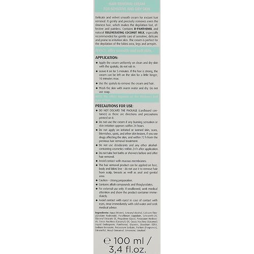 Bielenda Vanity Milky Depilation Cream - Крем для депиляции с кокосовым молоком, 100 мл. — изображение 3