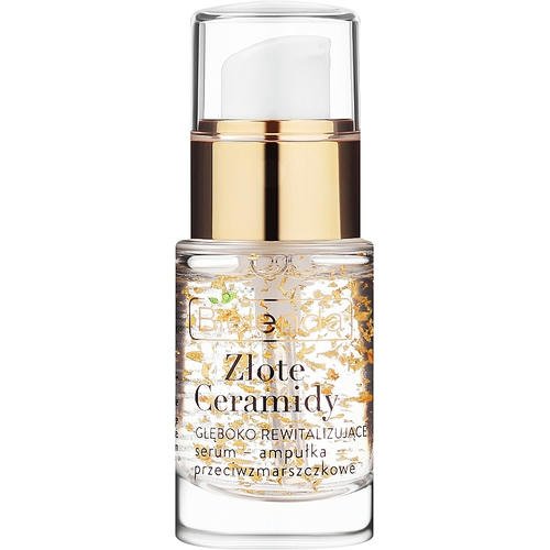 Bielenda Golden Ceramides Ampoule Serum - Восстанавливающая сыворотка с золотыми керамидами и мультипептидами, 15 мл.