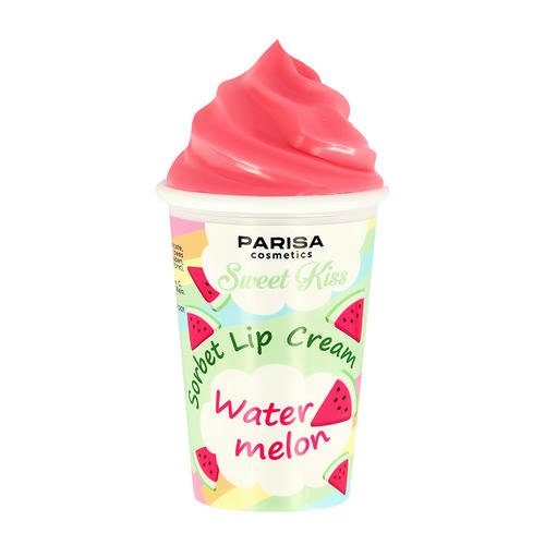 Бальзам для губ `PARISA` `SWEET KISS` SORBET LIP CREAM тон 07 вишня