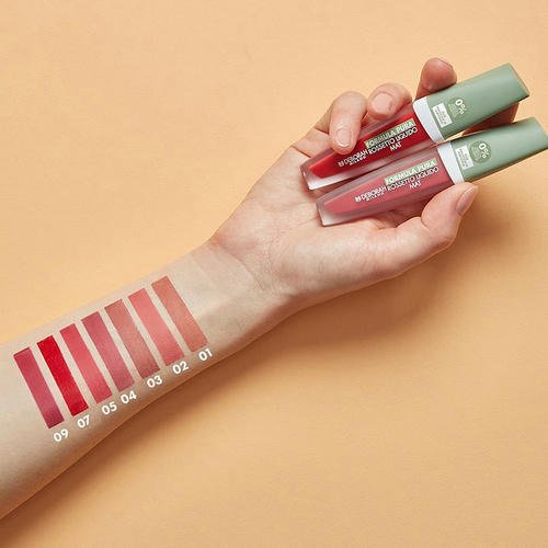 Помада для губ `DEBORAH` `FORMULA PURA` ROSSETTO LIQUIDO MAT матовая жидкая тон 01 — изображение 3