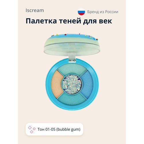 Палетка теней для век `ISCREAM` DONUTS тон 01-05 (banana) — изображение 2