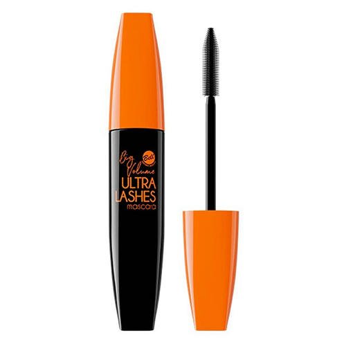 Тушь для ресниц `BELL` BIG VOLUME ULTRA LASHES MASCARA тон 001 черная стойкая интенсивно увеличивающая объем