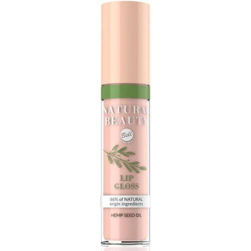 Блеск для губ `BELL` `NATURAL BEAUTY` NATURAL BEAUTY LIP GLOSS тон 01 nude gloss увлажняющий с маслом