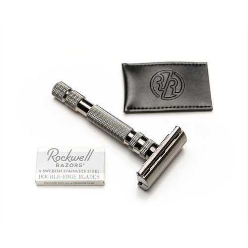 Rockwell Model T - Т-образная бритва Темный хром — изображение 5