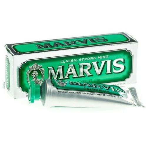 Marvis Classic Strong Mint - Зубная паста Классическая насыщенная мята 25 мл