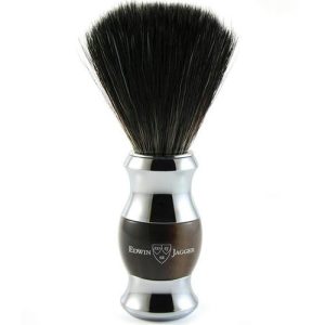 Edwin Jagger 21SB362CR - Помазок темно-коричневый искусственный ворс