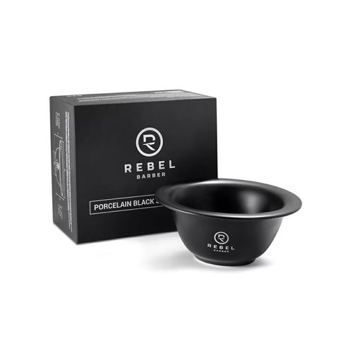 Rebel Barber Black Matt Shaving Bowl - Фарфоровая чаша для бритья — изображение 3