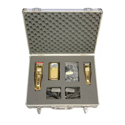 GB Professional Barber Combo - Набор инструментов в кейсе, Золото — изображение 2