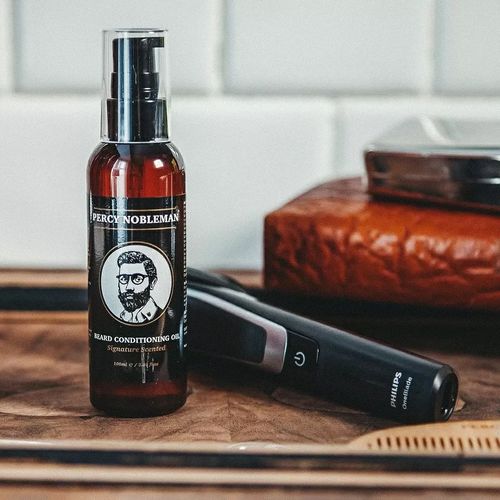 Percy Nobleman Signature Beard Oil Scented - Парфюмированное масло для бороды 100 мл — изображение 3