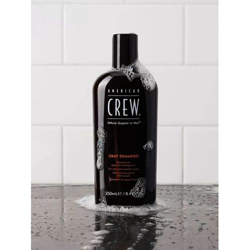 American Crew Classic Gray Shampoo - Шампунь для седых волос 250 мл — изображение 3