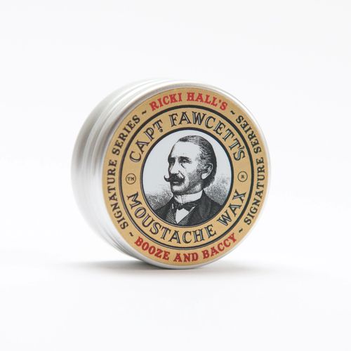 Captain Fawcett Ricki Hall Booze & Baccy Moustache Wax - Воск для усов 15 мл — изображение 4