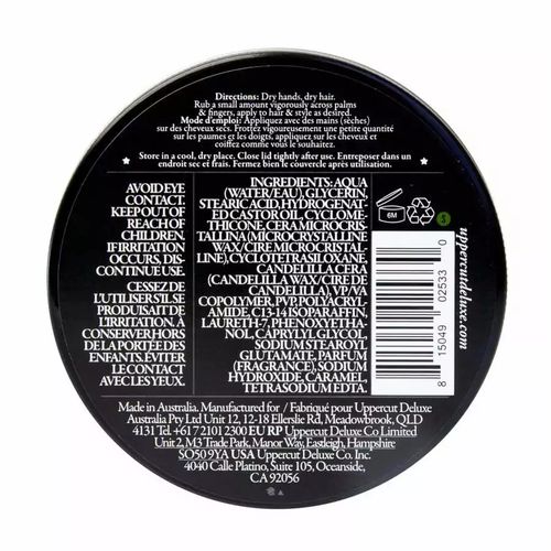 Uppercut Deluxe Matte Pomade - Матовая помада для укладки 100 гр — изображение 5