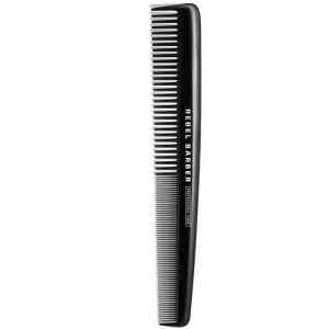 Rebel Barber Total Black R341 - Парикмахерская расческа