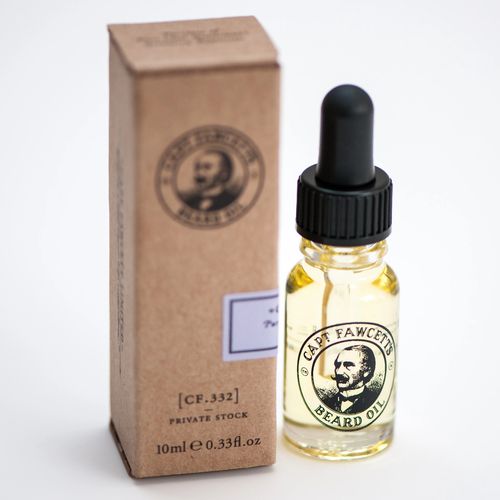 Captain Fawcett Beard Oil Private Stock Travel Sized - Масло для бороды 10 мл — изображение 5