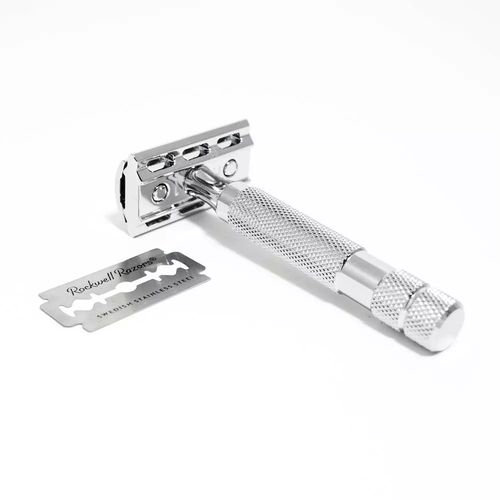 Rockwell 6C White Chrome - Т-образная бритва Белый хром — изображение 5