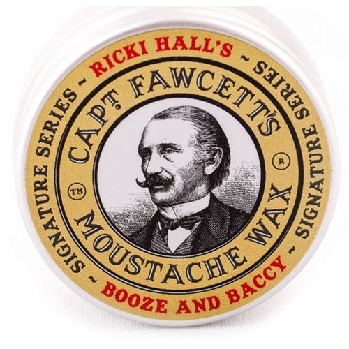 Captain Fawcett Ricki Hall Booze & Baccy Moustache Wax - Воск для усов 15 мл — изображение 2