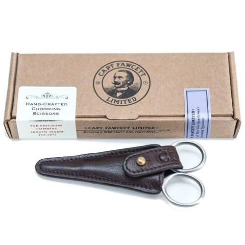 Captain Fawcett Hand-Crafted Grooming Scissors - Ножницы для стрижки усов и бороды — изображение 2