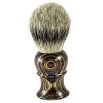 Metzger Multicolor wood Sb-11252 - Помазок для бритья Барсучий ворс